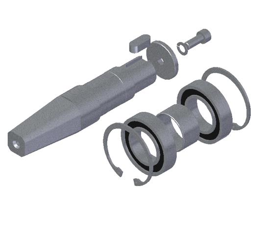 TROMMELACHSE, WEIBLICH