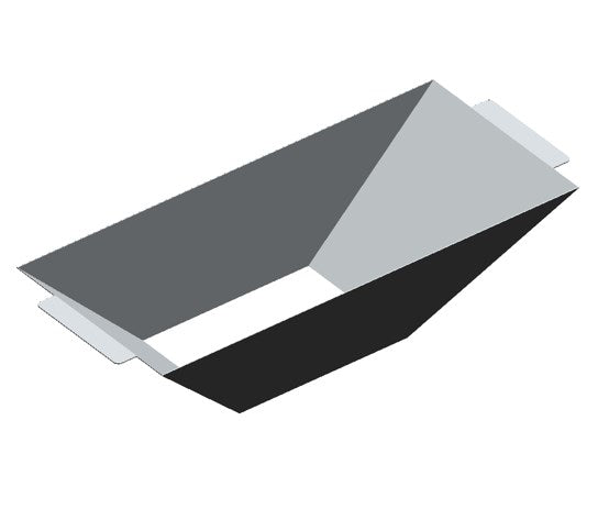 SCHALENTRICHTER PODIUM EDELSTAHL ESS/VER